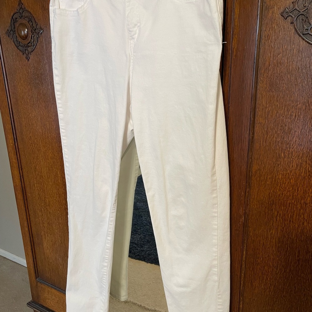 White Women's Slim Fit Jeans Size 12